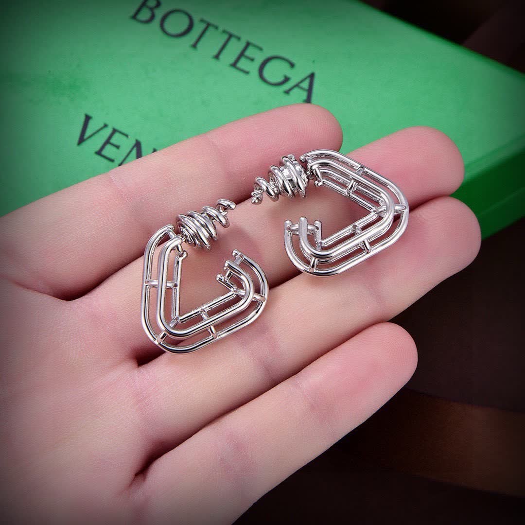 Bottega Veneta Outline Hoop Earrings